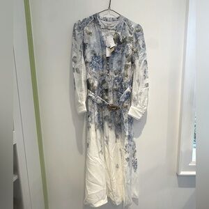 Ever New Petites size 8 long sleeve floral dress